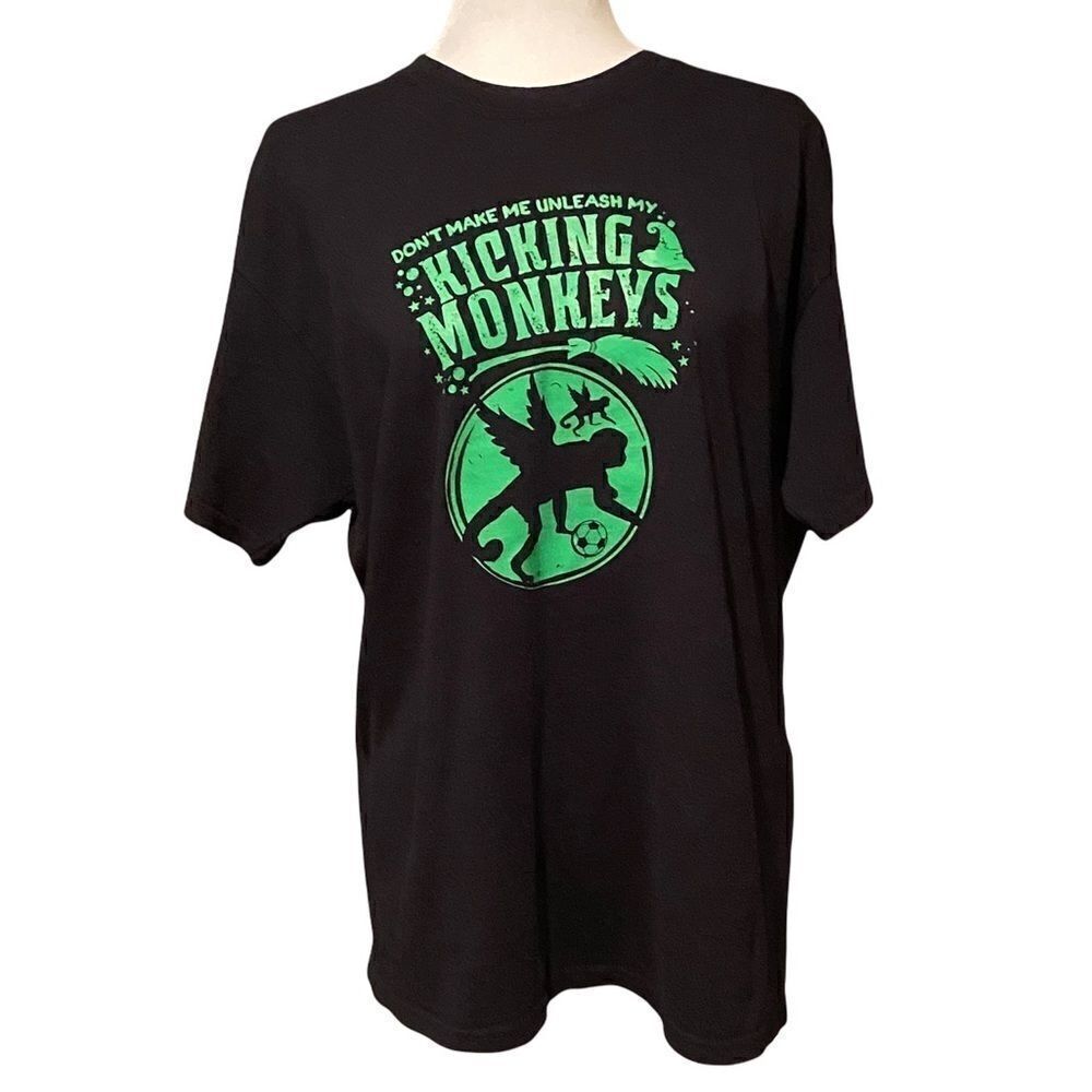 Don’t Make Me Unleash My Kicking Monkeys Black Large Wizard Of Oz